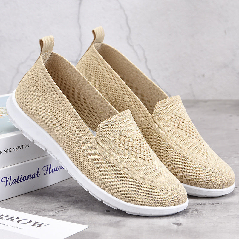 Damen Atmungsaktive Slip-On Freizeitschuhe mit flexiblem Design Nord Taschen