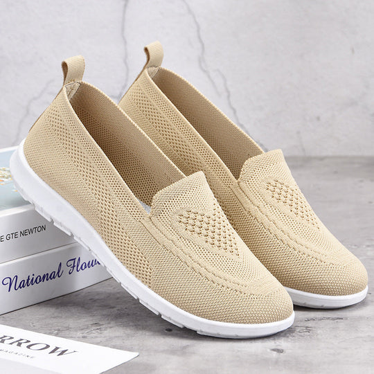 Damen Atmungsaktive Slip-On Freizeitschuhe mit flexiblem Design Nord Taschen