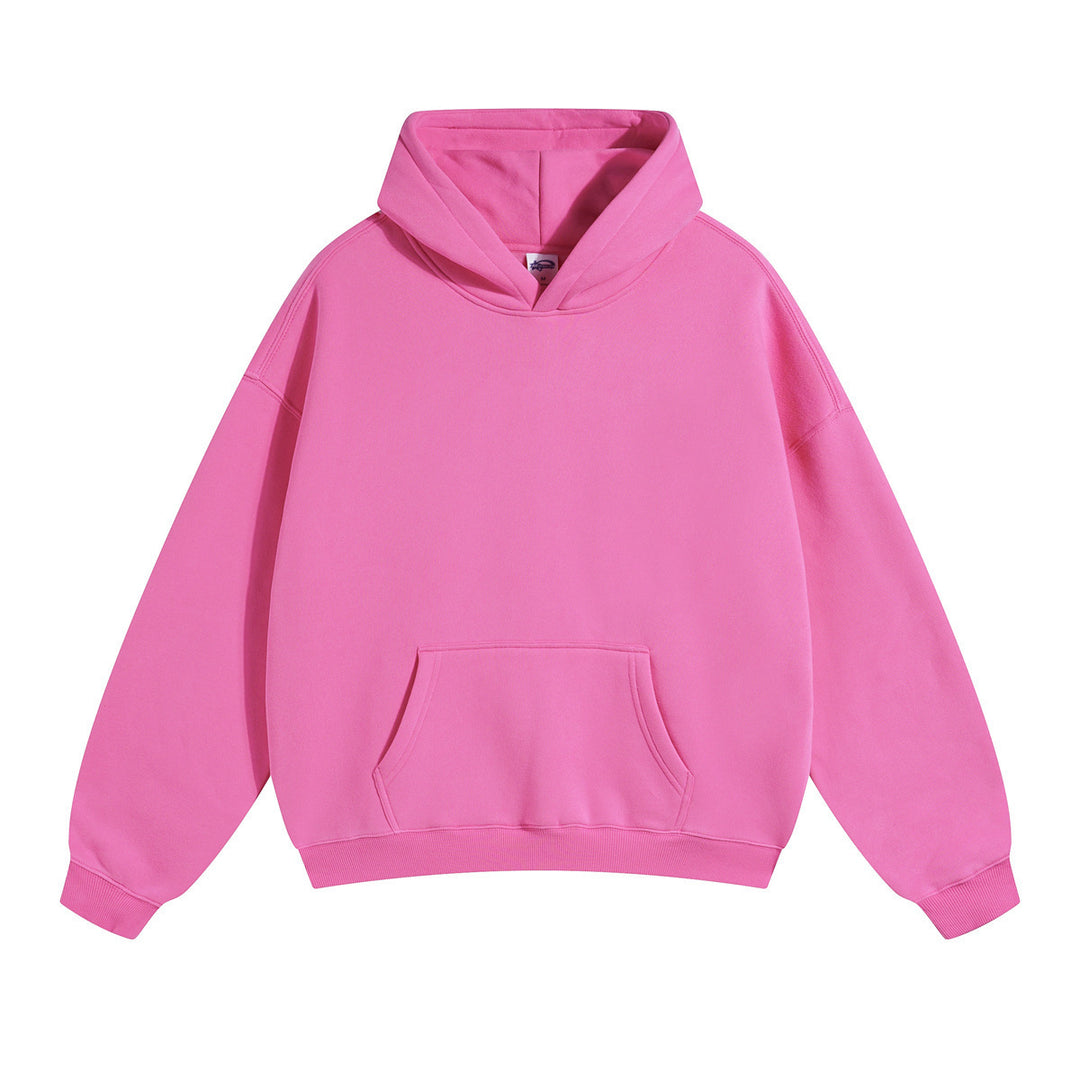 Unisex nan weit geschnittener Kapuzenpullover aus Bio-Baumwolle mit Kängurutasche Nord Taschen