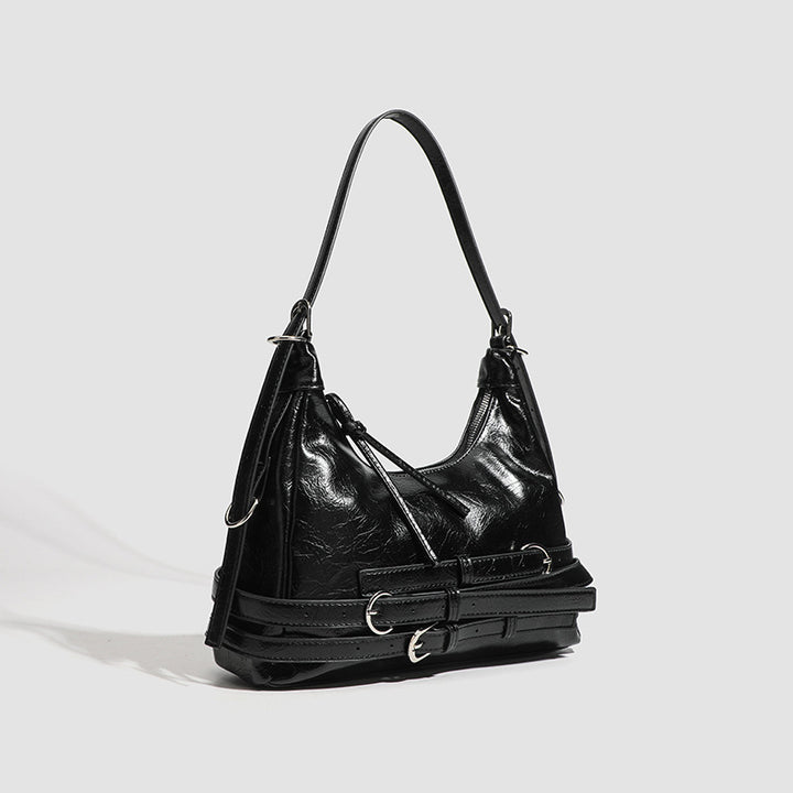 Damen Schultertasche mit modernem Metallic-Finish und trendigem Design Nord Taschen