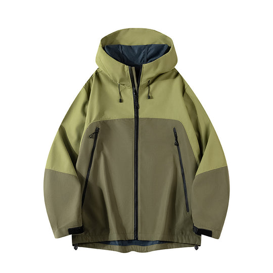 Herren Hybrid-Softshelljacke mit Kapuze, atmungsaktivem Fleece-Innenfutter & verdeckten Reißverschlusstaschen Nord Taschen