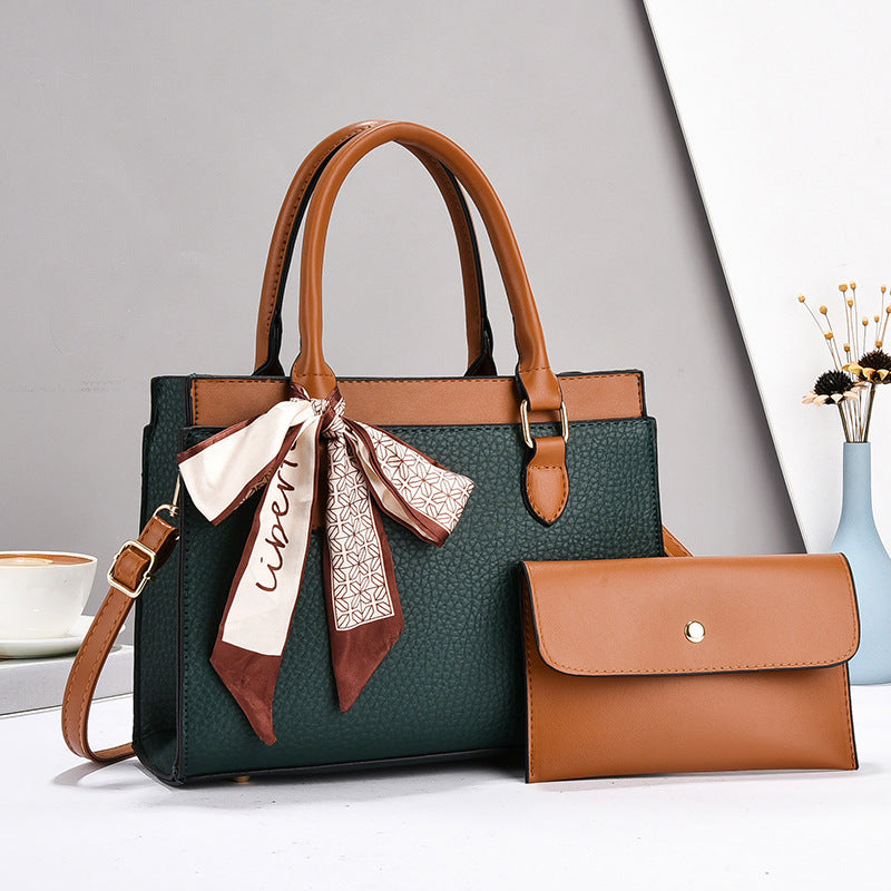 Damen Handtasche mit eleganten Design und zusätzlichem Kosmetiktäschchen Nord Taschen