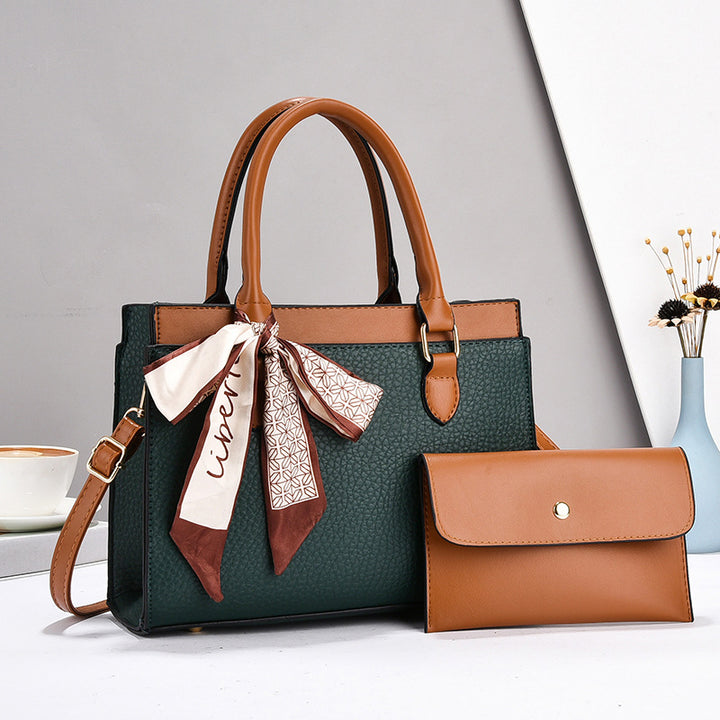 Damen Handtasche mit eleganten Design und zusätzlichem Kosmetiktäschchen Nord Taschen
