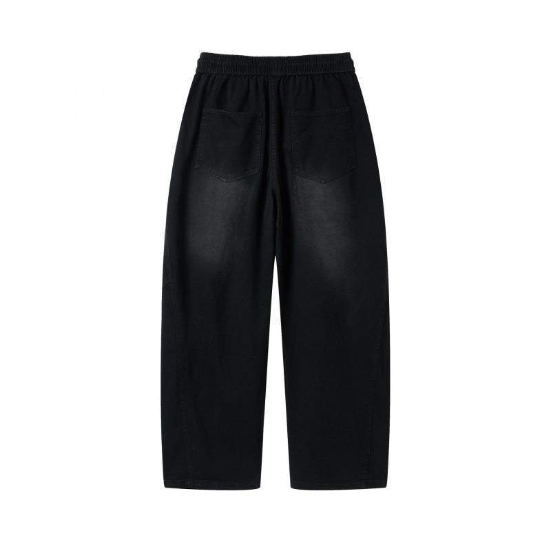 [Damen] Weite Culotte‑Hose mit hohem Elastikbund, Tunnelzug und Eingrifftaschen Nord Taschen