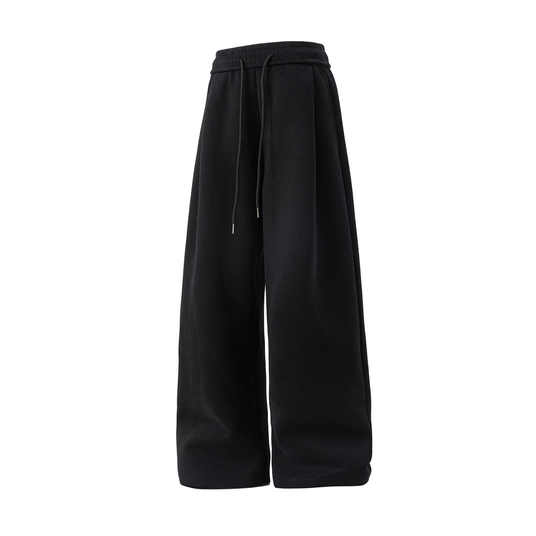 Unisex Weite Lounge‑Hose mit hohem Elastikbund, Kordelzug und extra weitem Palazzoschnitt Nord Taschen