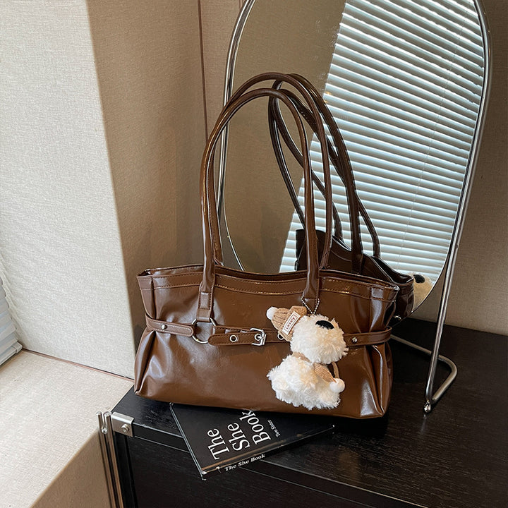 Damen elegante Handtasche mit praktischem Reißverschluss Nord Taschen