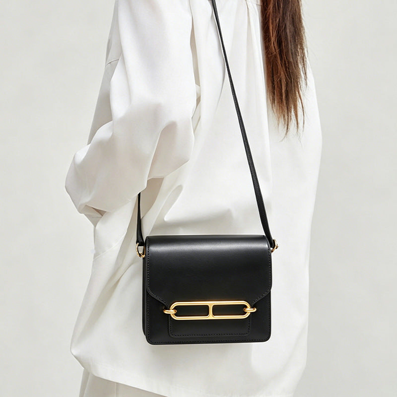 Damen elegante Crossbody-Tasche mit goldenen Details Nord Taschen