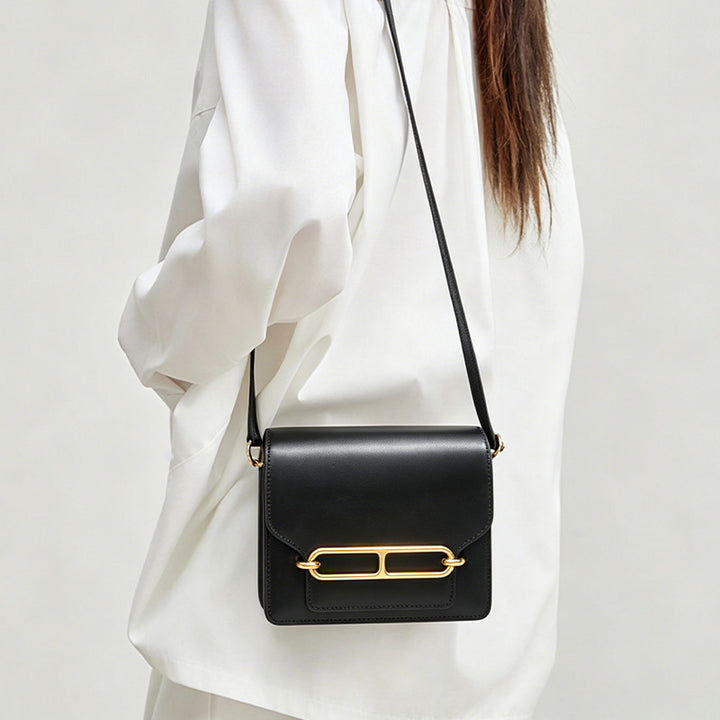 Damen elegante Crossbody-Tasche mit goldenen Details Nord Taschen