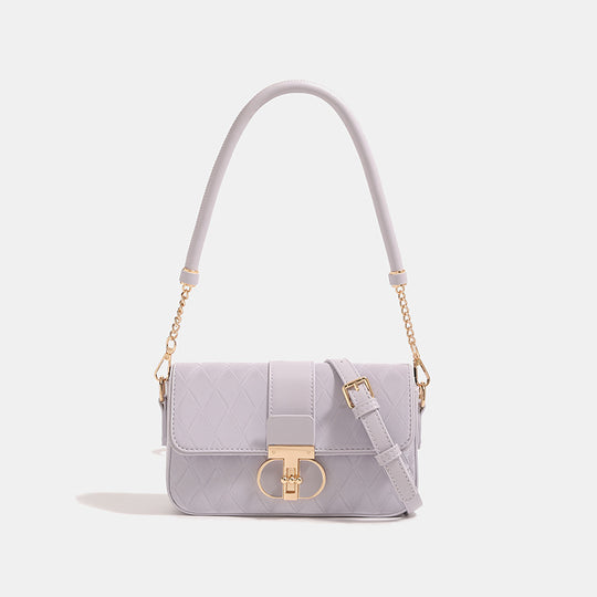 Damen Umhängetasche mit eleganter Steppung und fein gearbeiteten Metallakzenten Nord Taschen