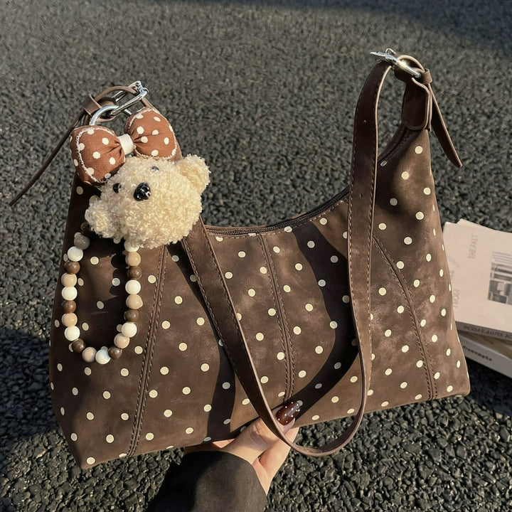 Damen modische Hobo-Handtasche mit verspieltem Dekor Nord Taschen