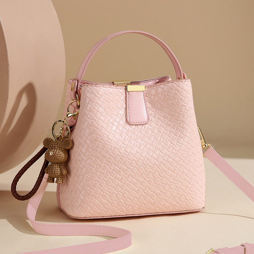 Damen Handtasche mit elegantem Teddy-Anhänger Nord Taschen