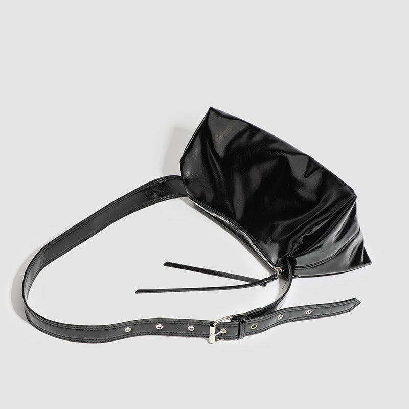 Damen modische Umhängetasche mit elegantem Drapé Nord Taschen