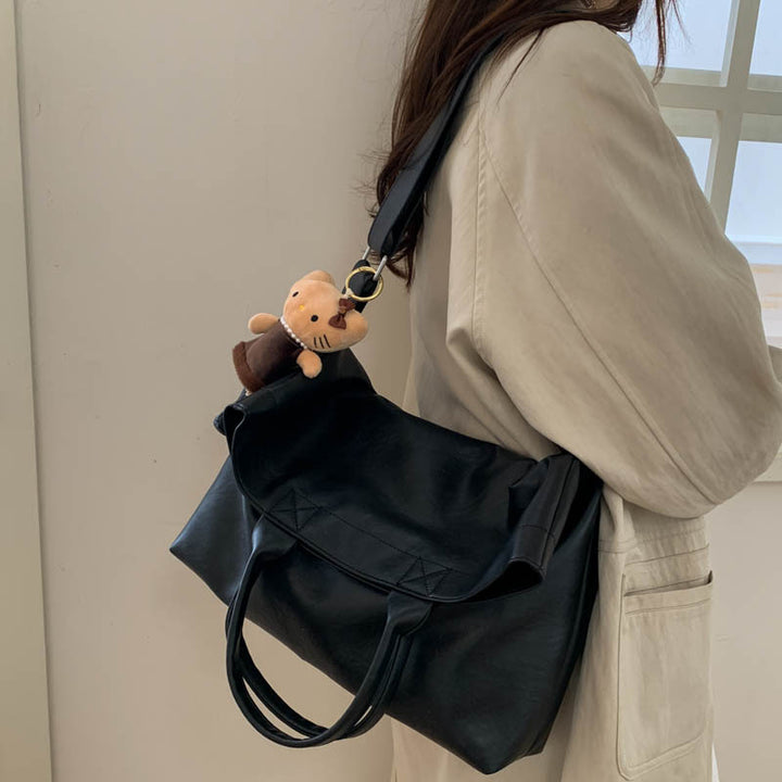 Damen lässige Handtasche mit abnehmbarer Stofffigur Nord Taschen