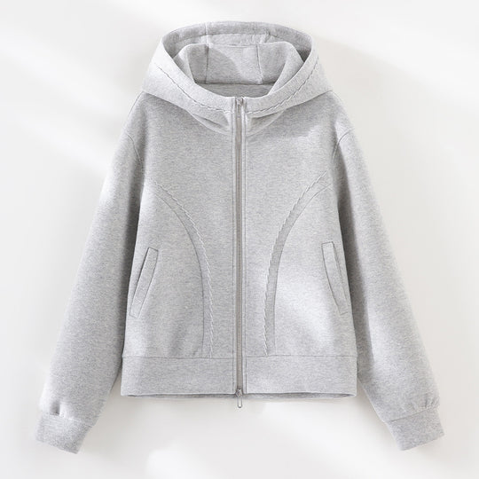Damen Weiche High‑Waist Jogginghose aus Teddyfleece mit weitem Bein und Kordelzug Nord Taschen