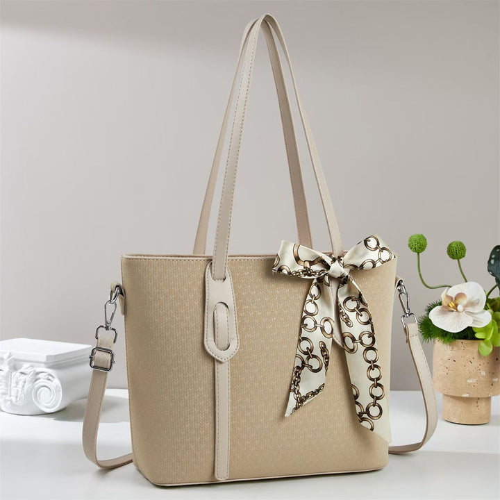 Damen Shopper-Tasche mit modischem Seidenband Nord Taschen