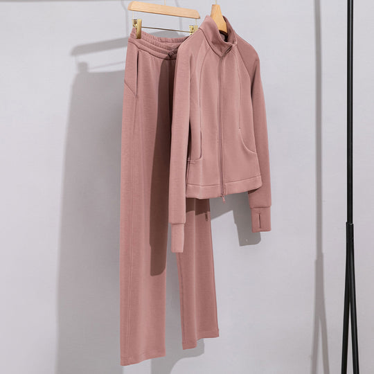 Damen Performance-Trainingsjacke mit Stehkragen und Daumenloch Nord Taschen
