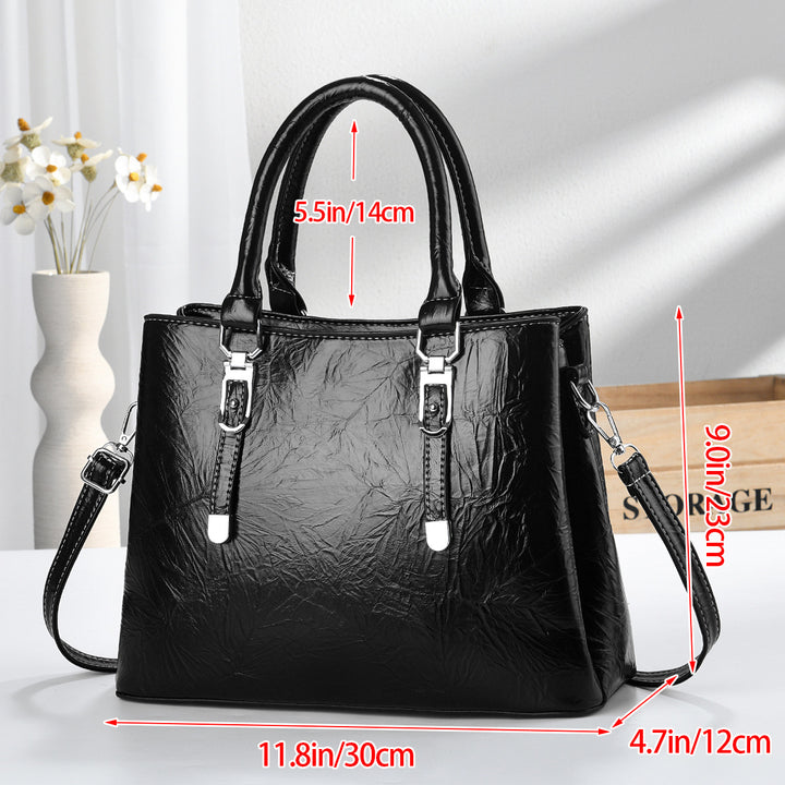 Damen elegante Handtasche mit verstellbarem Schultergurt Nord Taschen