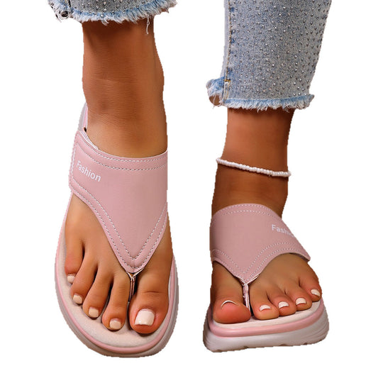 Damen Zehentrenner-Schuhe mit rutschfester Sohle und anatomischer Fußbettung