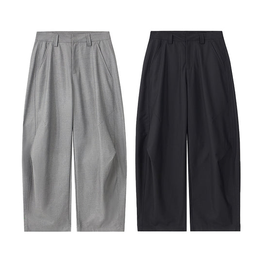 Herren Bodentiefe Oversize-Twillhose mit extra weitem Bein und cleanem Minimaldesign Nord Taschen