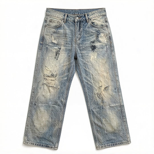 Herren Bequeme Oversized-Jeans Nord Taschen