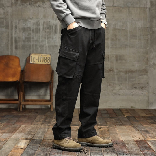 Herren Cargo-Joggerhose mit Utility-Taschen und elastischen Bündchen Nord Taschen