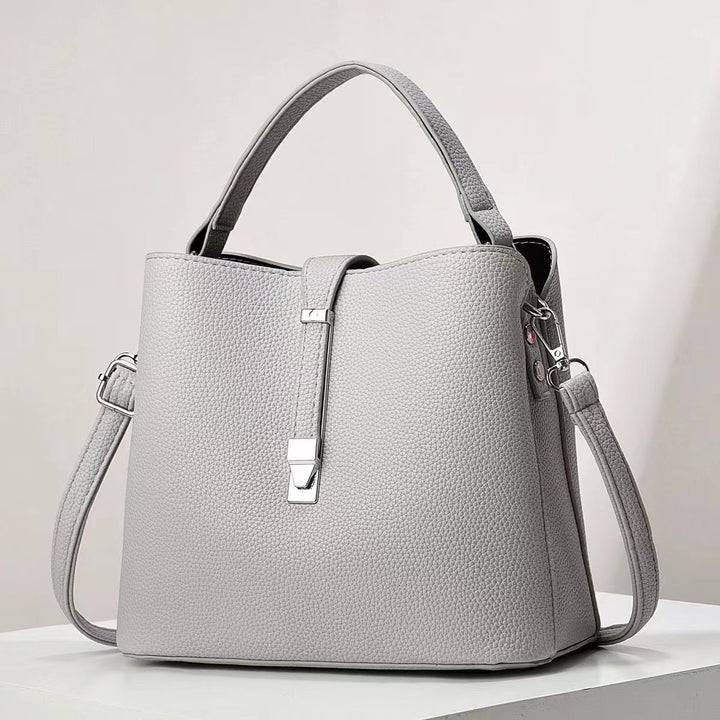 Damen elegante Schultertasche mit strukturiertem Obermaterial Nord Taschen