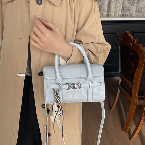 Damen Handtasche im Vintage-Stil mit abnehmbarem Tieranhänger Nord Taschen