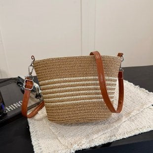 Damen Umhängetasche im modernen geflochtenen Design Nord Taschen