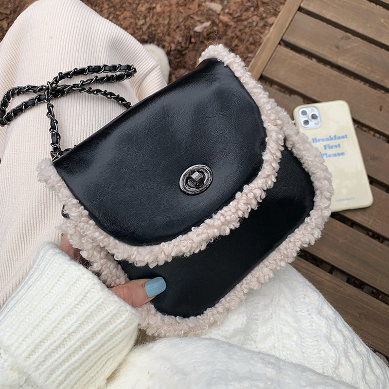 Damen Hobo-Tasche mit luxuriösem Kunstleder und geflochtenem Detail Nord Taschen