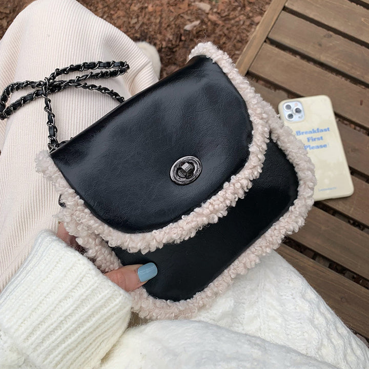 Damen Hobo-Tasche mit luxuriösem Kunstleder und geflochtenem Detail Nord Taschen