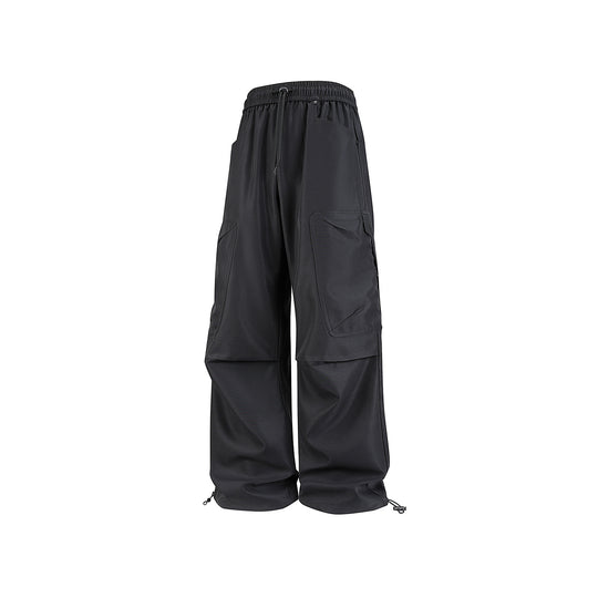 Herren Extraweite Utility-Cargohose im Joggerstil mit Tunnelzugbund und verstellbaren Beinabschlüssen Nord Taschen