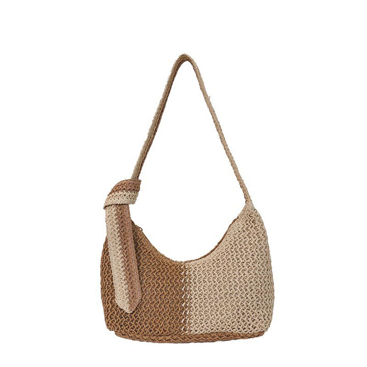 Damen trendige Hobo-Tasche aus handgefertigtem Strickmaterial Nord Taschen