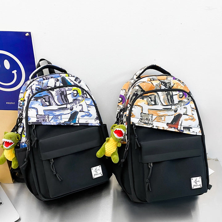 Damen kreativer Freizeitrucksack mit plakativen Mustern Nord Taschen