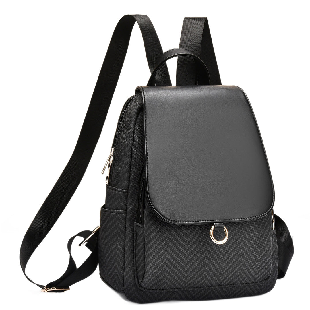 Damen trendige Rucksacktasche mit eleganter Klappenoptik Nord Taschen