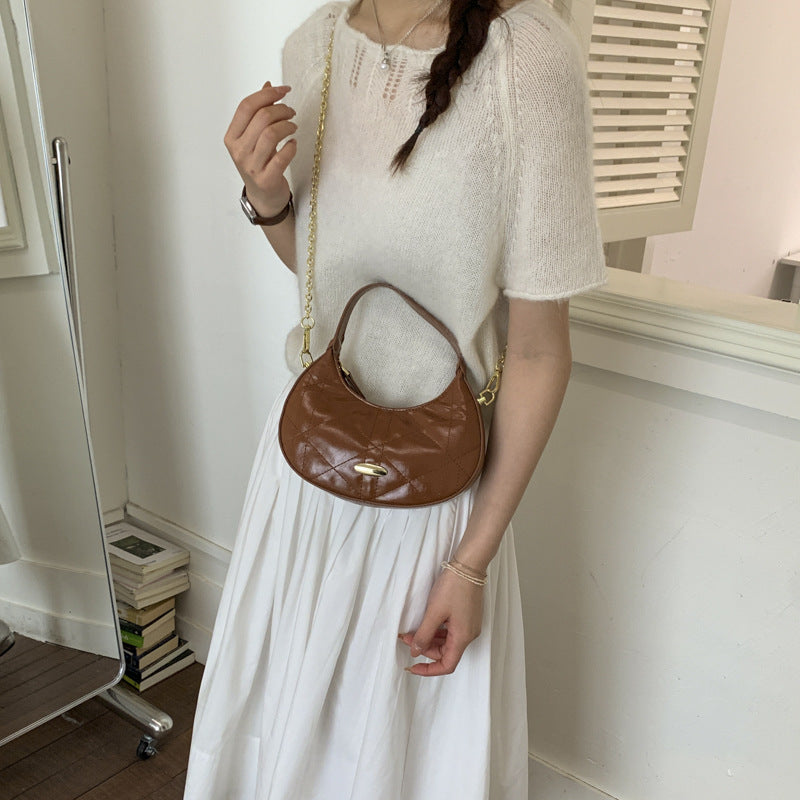 Damen elegante Hobo-Tasche mit hochwertiger Steppung Nord Taschen
