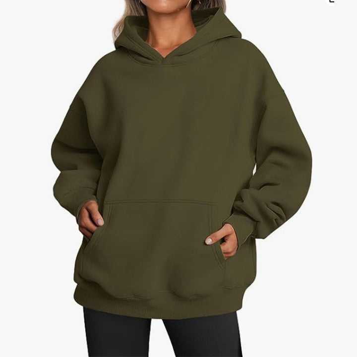 Damen bequemer Kapuzenpullover
