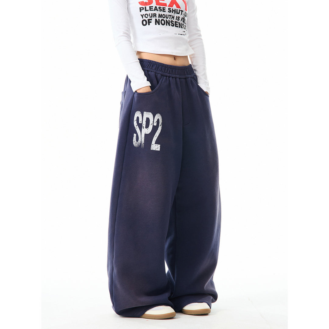 Damen Bequeme Oversized Freizeithose Nord Taschen