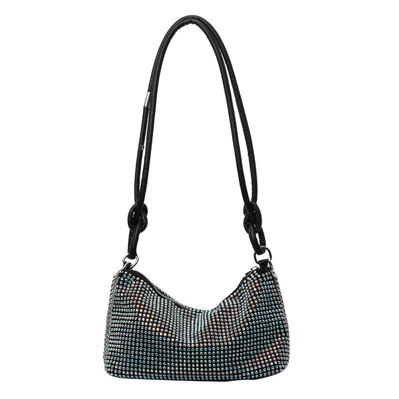 Damen Glamouröse Handtasche mit funkelnden Strassverzierungen Nord Taschen