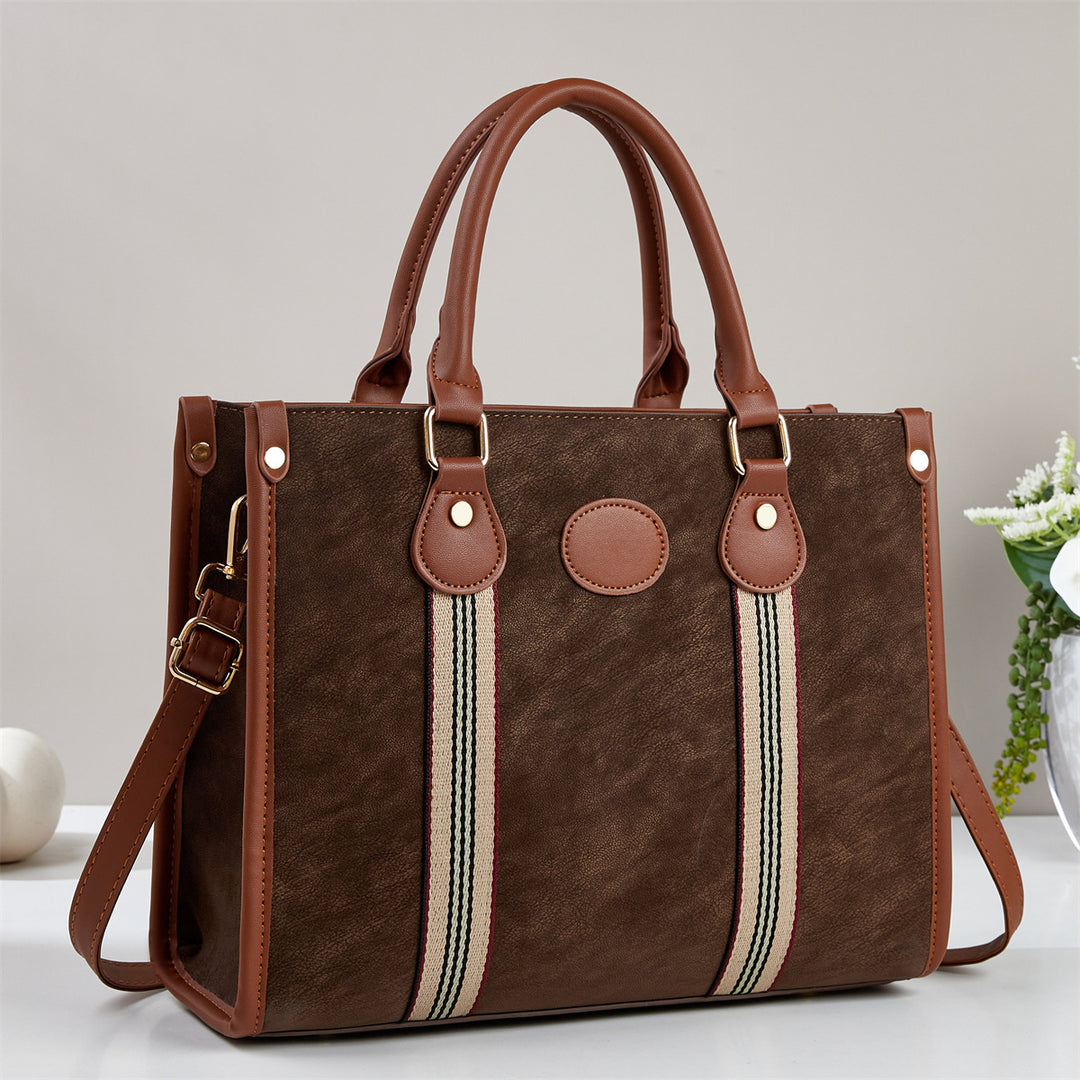 Damen elegante Handtasche im modernen Design mit praktischem Tragegurt Nord Taschen