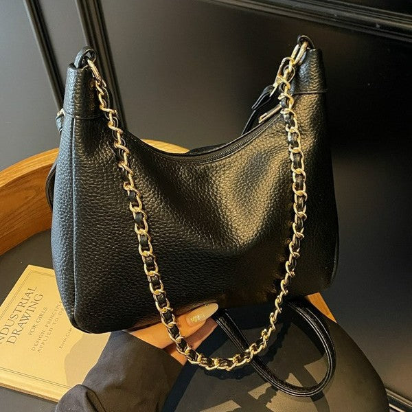 Damen Hobo Tasche mit kunstvoll geflochtenem Schulterriemen Nord Taschen