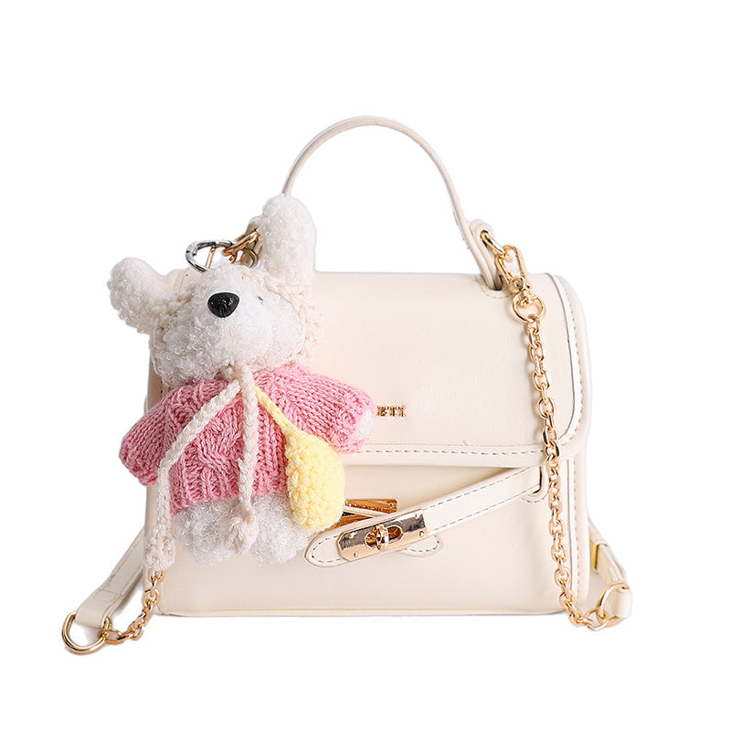 Damen Minihandtasche mit verspieltem Schlüsselanhänger Nord Taschen