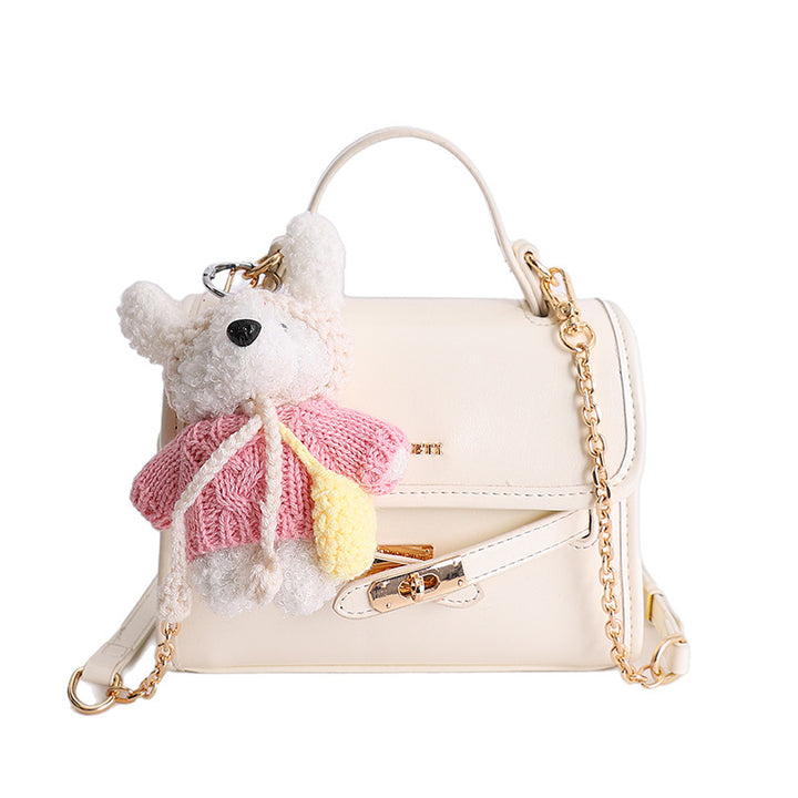 Damen Minihandtasche mit verspieltem Schlüsselanhänger Nord Taschen