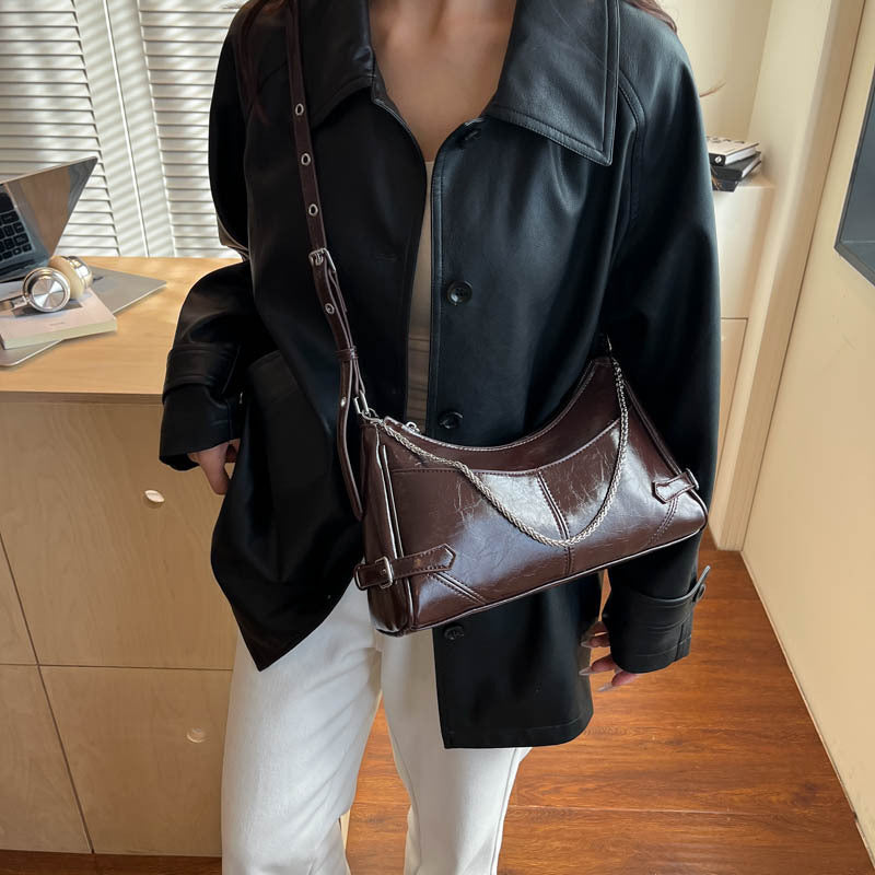 Damen Schultertasche im eleganten Minimalismus Stil Nord Taschen