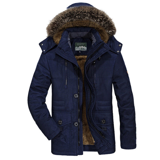 Herren Winterjacke mit Fleece-Futter Nord Taschen