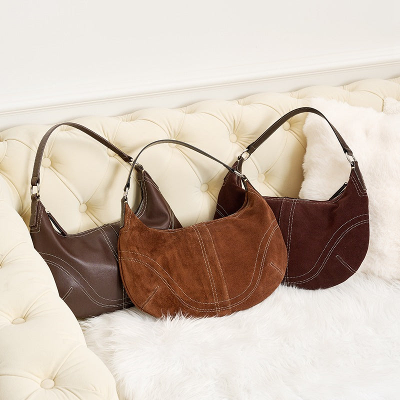 Damen Lederhandtasche mit modernen Akzenten Nord Taschen