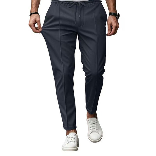 Herren elegante Freizeit-Hose mit elastischem Bund und seitlichen Eingrifftaschen Nord Taschen