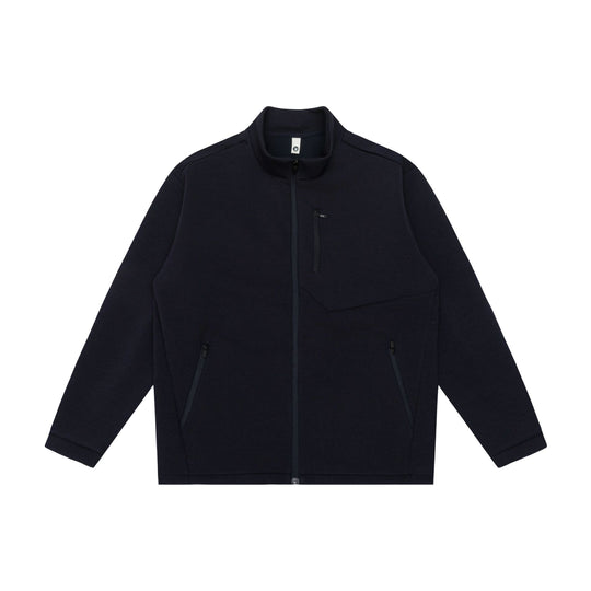 Unisex Minimalistische Kurzjacke mit Stehkragen und funktionalen Reißverschlusstaschen Nord Taschen