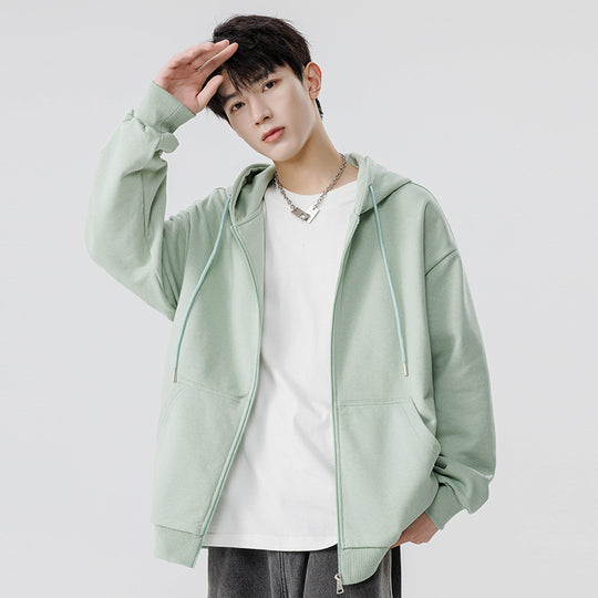 Unisex Oversize Kapuzen-Fleecejacke mit Boxy-Schnitt und Metall-Reißverschluss Nord Taschen