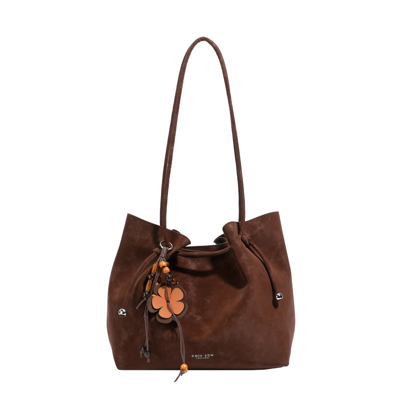Damen hochwertige Veloursleder Tasche Nord Taschen