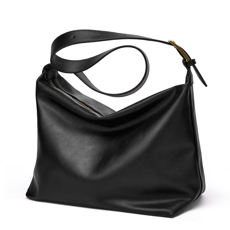Damen Hobo-Tasche aus hochwertigem Leder mit elegantem asymmetrischem Design Nord Taschen